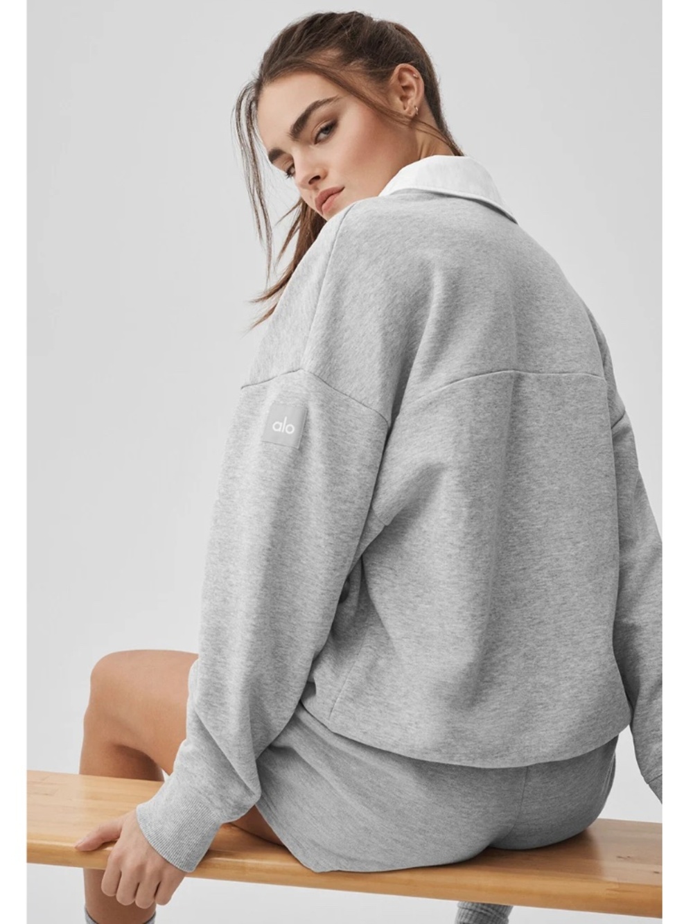 Alo Take It Easy Long Sleeve Henley Pullover